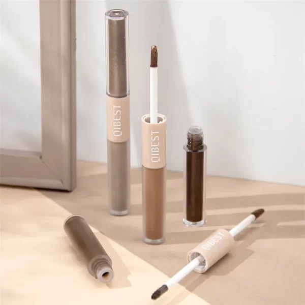 Double-head Matte Shimmer Liquid Eyeshadow Glitter Eye Makeup Pearlescent Lying Silkworm Shiny Natural Long-lasting Cosmetics - Image 6