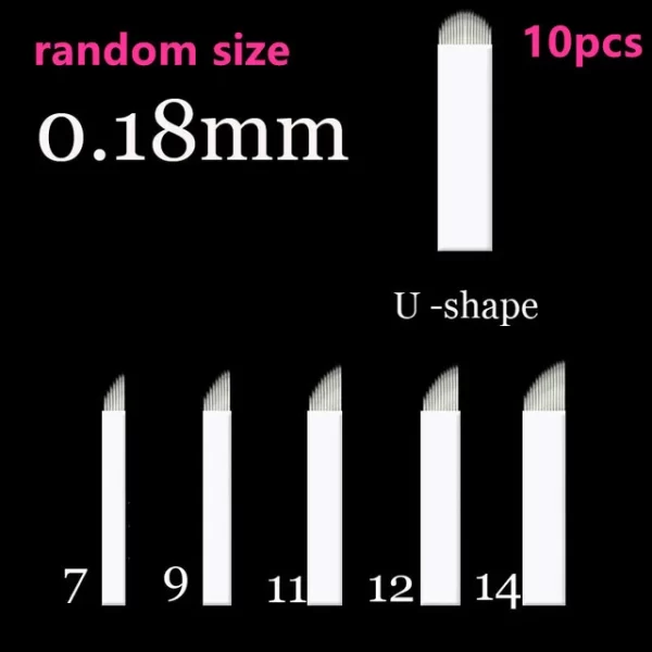 Profession Manual Pen Blade Needles Tattoo Pen Eyebrow Lip Eye for Permanent Makeup 3D Microblading Pen+5pcs Needle - Image 15