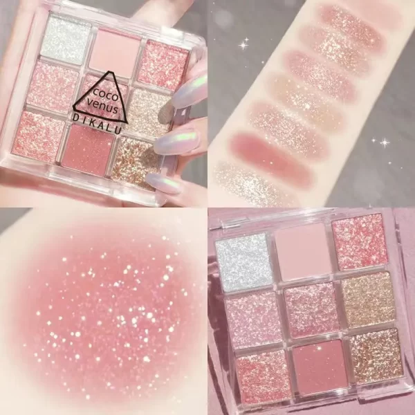 Glitter Eyeshadows Pallet Cheap Female Cosmetics Professional Eye Shadow New Beauty Long Lasting Korean Charming Eyes Make Up - Image 17