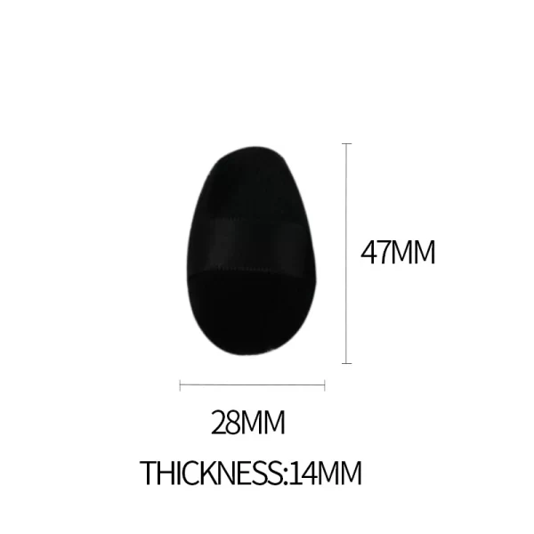 Cotton Purple Powder Puff Large Medium And Small Mini Eye Shadow No Dead Corner Makeup Puff Cosmetic Tool - Image 7