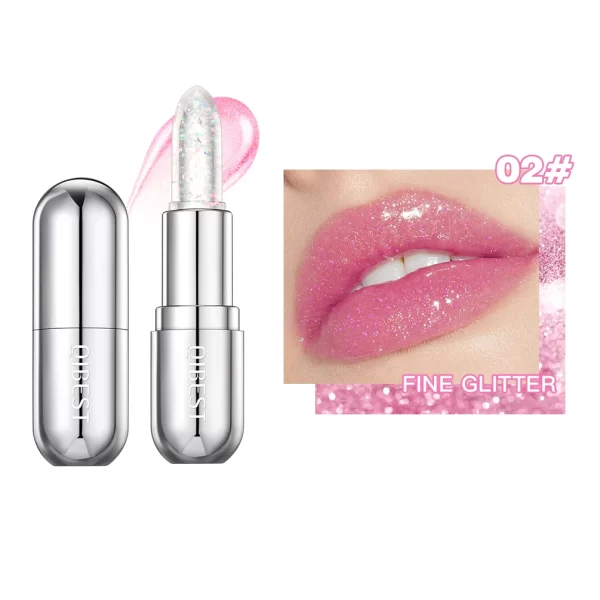 Sparkling Sequins Color Changing Lipstick Jelly Balm Moisturizing Glitter Pearl Lip Balm Long Lasting Transparent Lipstick Gel - Image 7