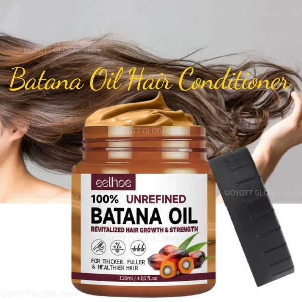 Batana Oil Hair Conditioner Nourishing moisturizing Repairing Strengthens Roots Smoothing Hair Conditioner Hair Care for women - Image 2