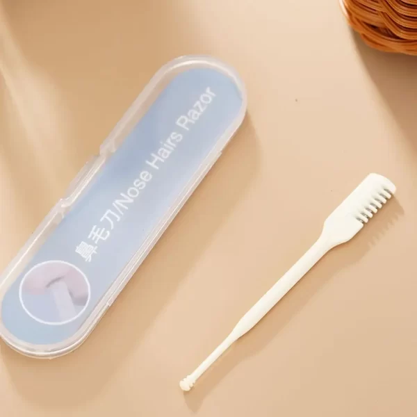 Double Sided Nasal Hair Cutter For Nose Hair Trimmer Nose Hair Trimmer Tool 360 Degree Rotate Nostril Cleaning Scissors - Image 5