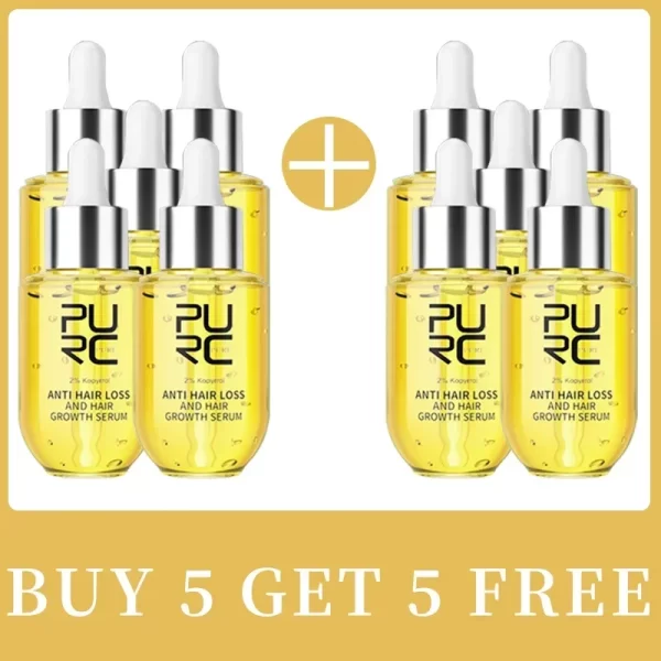 PURC Fast Hair Growth for Men Women Ginger Oil Care Anti Hair Loss Scalp Treatment Serum Beauty Health Products - Image 6