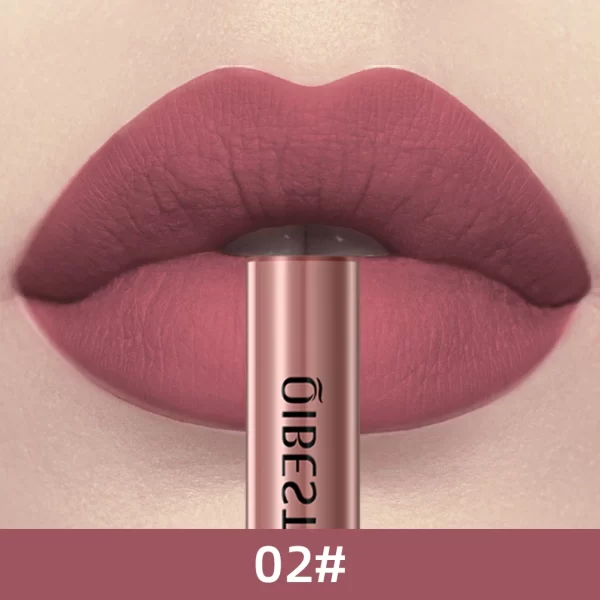 QIBEST Matte Liquid Lipstick Waterproof Long Lasting Velvet Mate Nude Red Lip Gloss Lint Tube Makeup Cosmetic Lipsticks Lipgloss - Image 25