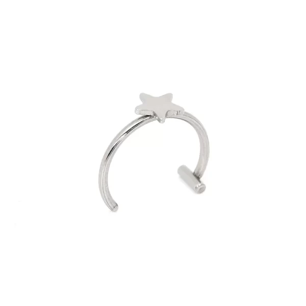 1Pc Stainless Steel Fake Nose Ring Hoop Septum Rings C Clip Lip Ring Earring Fake Nose Piercing Women Body Jewelry Non-Pierced - Image 8