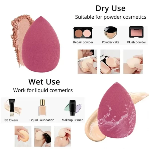 Makeup Sponge Blender Beauty Egg Cosmetic Puff Soft Foundation Sponges Powder Puff Women Make Up Accessories Beauty Tools - Image 4