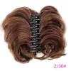 Women's Hair Bun Synthetic Bands Short Curly Chignon Hairpins Claw In Hairpieces for Fake False Hair Scrunchy Black Brown - Image 7