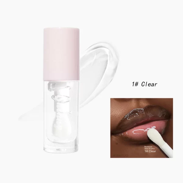 Jelly Black Lip Oil Water Gloss Mirror Lip Glaze Moisturizing Translucent Lipstick Lighten Lip Wrinkle Clear Lip Tint Plumping - Image 7