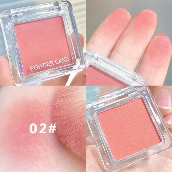 Face Powder Blusher Matte Natural Cheek Tint Brighten Face Waterproof Blush Powder Soft Female Makeup Face Contouring Cosmetics - Image 8