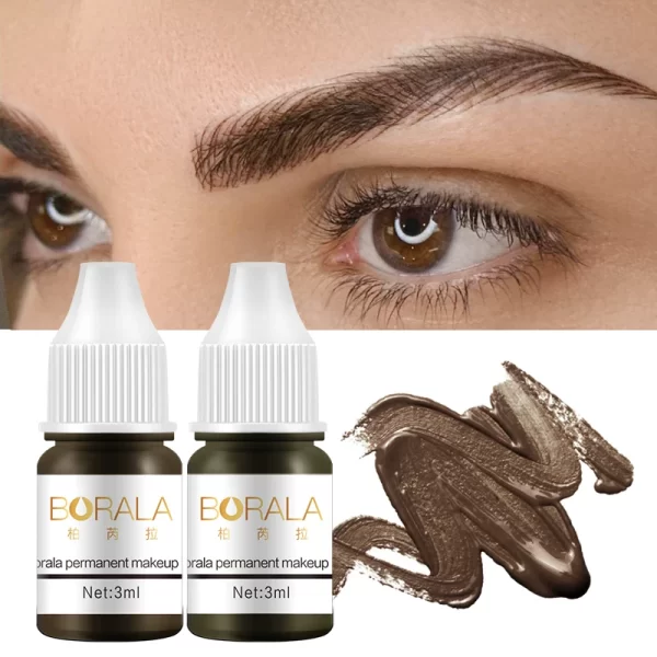 Borala Semi Permanent Makeup Pigments Sample 3ml Tattoo Body Art For Lips Eyebrows Eyeliners Tattoo Supplies Microblading Ink - Image 5