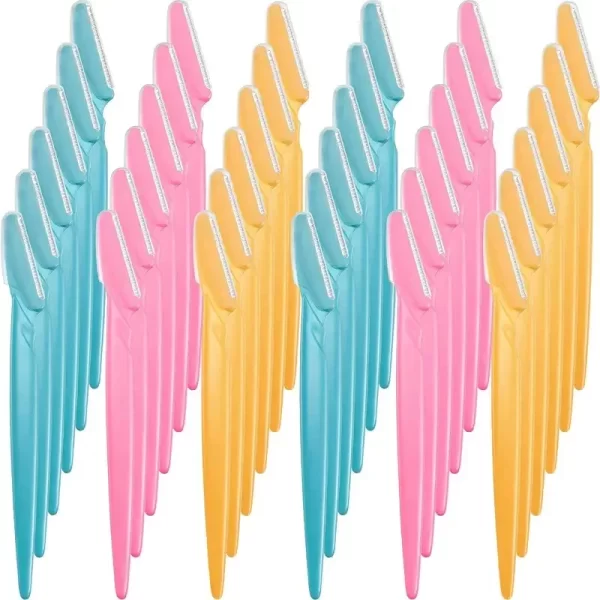 3pcs-36pcs Eyebrow Razor For Women, Multipurpose Exfoliating Dermaplaning Tools Facial Razor Safety Beauty 3color - Image 8