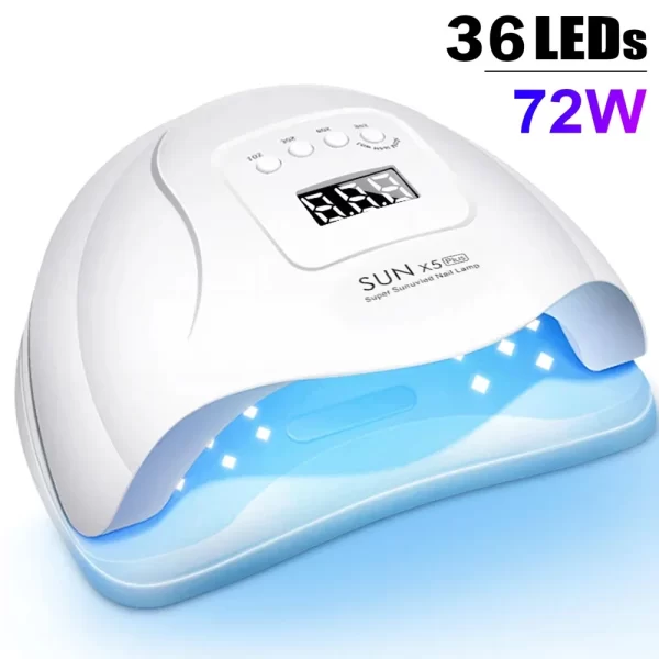 300W UV LED Nail Lamp for Nails Curing All Gel Polish with Large Screen  Professional Nail Equipment Manicure Drying Lamps - Image 8