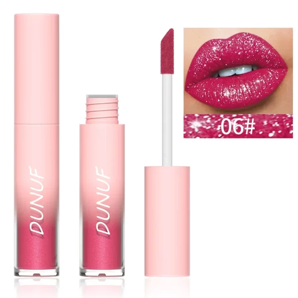 New Matte Glitter Liquid Lipstick Diamond Shiny Lip Gloss Waterproof LongLasting Pearl Lipgloss Women Lip Tint Makeup Maquillaje - Image 24