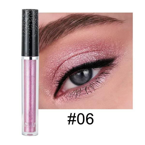 HANDAIYAN Liquid Eyeshadow Metallic Diamond Shiny Eye Liner Pen Giltter Eyeshadow Palette Lasting Shimmer Brighten Cosmetics - Image 17