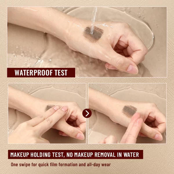 Double-head Eyebrow Styling Cream Waterproof 3D Eyebrow Tattoo Tint Transparent Setting Gel Wild Brow Pomade Quick-drying Makeup - Image 6