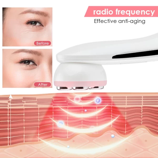5 Colors RF Radio Frequency Facial LED Photon Beauty Device Face Wrinkle Removal Lifting Tighten Skin Care Machine - Image 5