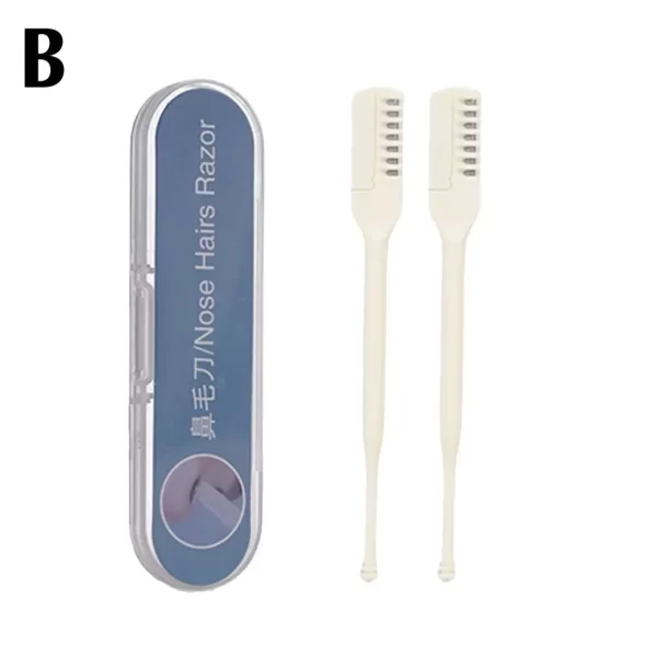 Double Sided Nasal Hair Cutter For Nose Hair Trimmer Nose Hair Trimmer Tool 360 Degree Rotate Nostril Cleaning Scissors - Image 8