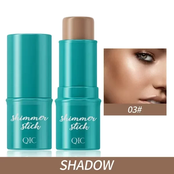 Matte Contour Stick Waterproof Trimming Bronzer Highlighter Shadow Contouring Blusher Pencil Cosmetics for Face Corrector Cream - Image 7