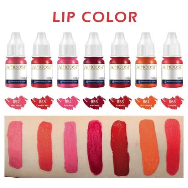 Tattoo Ink MakeUp Sets Nano Pigment Milkly Colors For Semi Permanent Tint Art Eyebrow Eyeliner Lips Beauty Microblading Pigments - Image 11