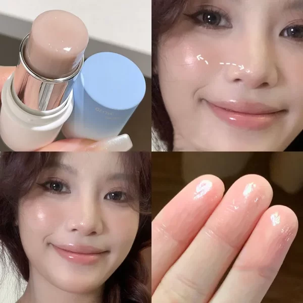 Shimmer Highlighter Stick Natural Water Light Clear Fine Shining Pearl Contour Shading Brightening Face Illuminator Dupes Makeup - Image 3