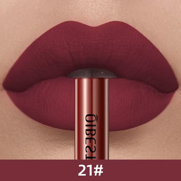 QIBEST Matte Liquid Lipstick Waterproof Long Lasting Velvet Mate Nude Red Lip Gloss Lint Tube Makeup Cosmetic Lipsticks Lipgloss - Image 22