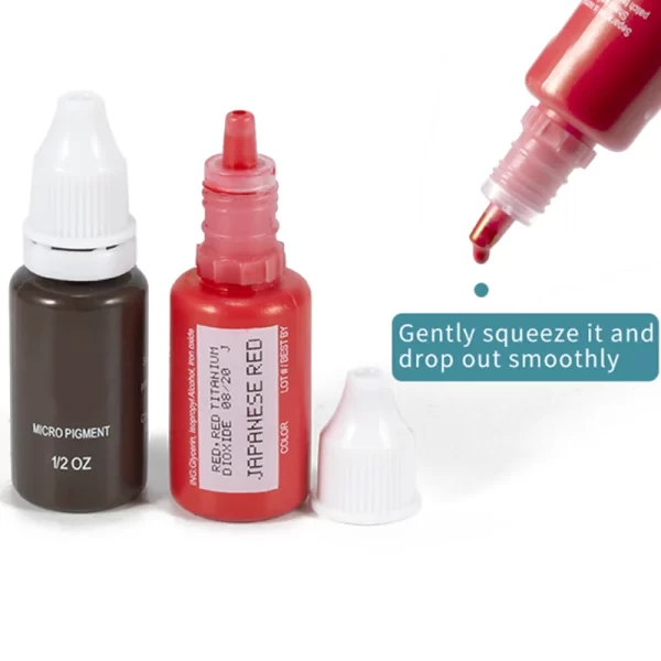 24 Colors Tattoo Ink Set Permanent Makeup Eyebrow Ink Lips Eye Line Tattoo Color Microblading Pigment for Body Beauty Tattoo Art - Image 3