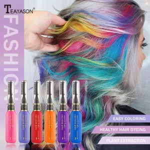 13 Colors One-off Hair Color Dye Temporary Non-toxic DIY Hair Color Mascara Washable One-time Hair Dye Crayons Blue Grey Purple