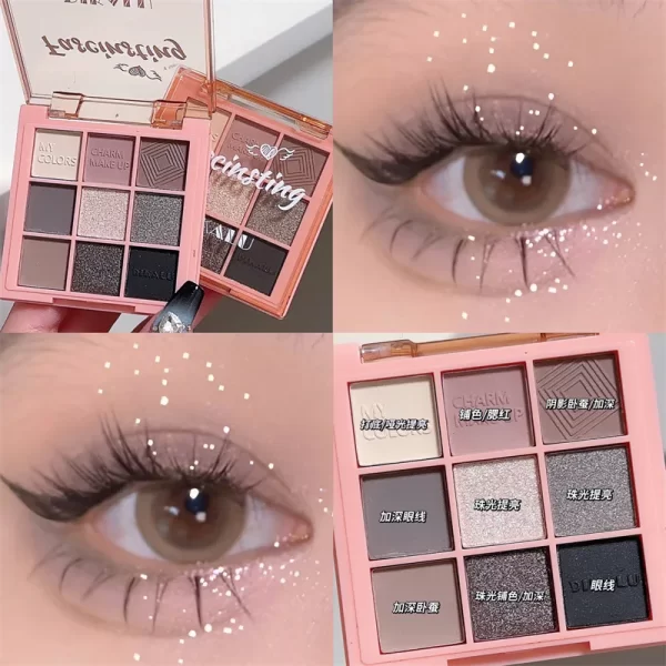 Glitter Eyeshadows Pallet Cheap Female Cosmetics Professional Eye Shadow New Beauty Long Lasting Korean Charming Eyes Make Up - Image 7