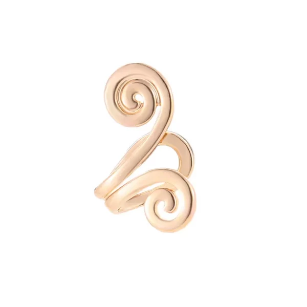 Swirl Snail Nose Clip Tragus Clip Ear Cuff Earrings Women Girls Fake Pierced Earlobe Studs No Piercing Earring Jewelry Gift - Image 7