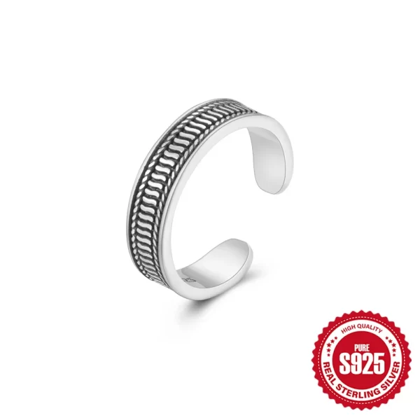 Aide 925 Sterling Silver Vintage Flower Toe Ring High Quality For Women Summer Vacation Beach Party Minimalist Jewelry Gift Feet - Image 9