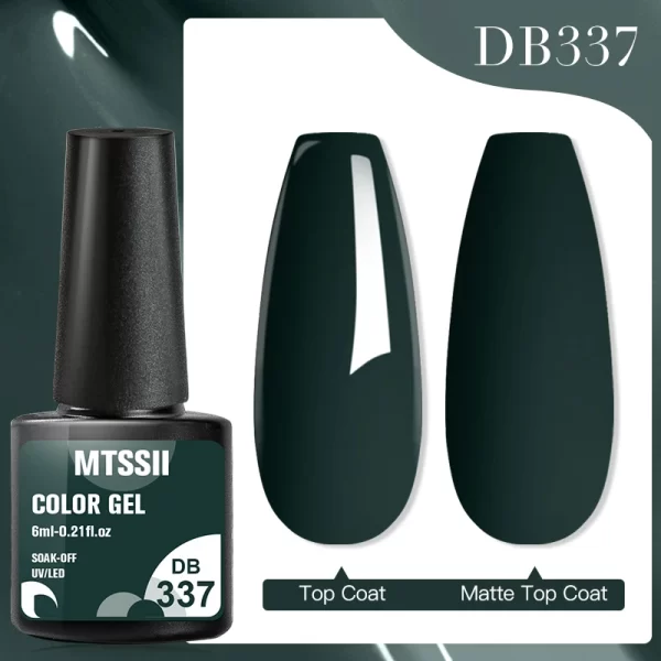 Mtssii 7ml No Wipe Top Base Coat Nail Gel polish Matte Top Coat  Enhancer Varnish Semi Permanent Soak Off UV LED Nail Art Tool - Image 64