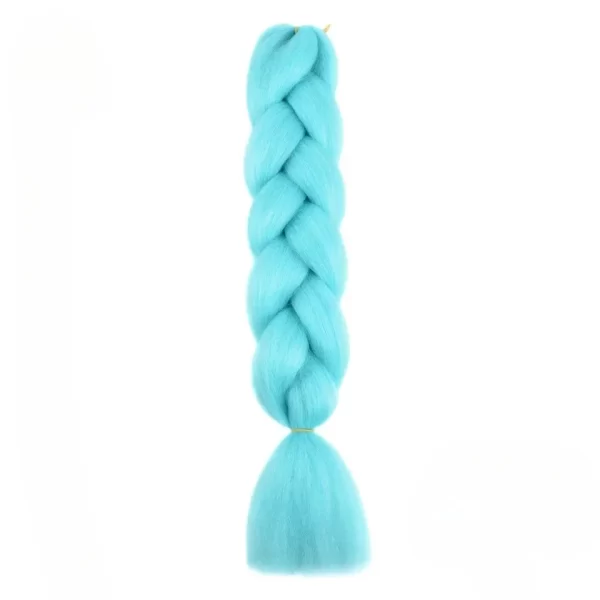 Jumbo Braiding Hair Rainbow Colors Extensions Fiber Mix Four Silky Colorful Twist Hair Extensions Women Colored Synthetic Braids - Image 36