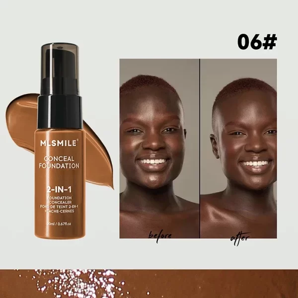 Face Foundation Cream Oil-Control Matte BBCream Waterproof Lasting Concealer Liquid Full Coverage Matte Base Professional Makeup - Image 8
