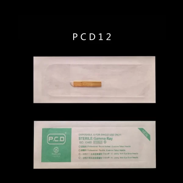 50pcs 12/14/19 Pin PCD Microblading Blades Tebori Piercing Needle for Permanent Makeup PMU Machines - Image 6