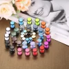 19 Pairs Stainless Steel Men Earrings Studs Ear Piercing Plugs Tunnel Screw Fake Gauges Earrings Flat Back Stud Earring Set - Image 3