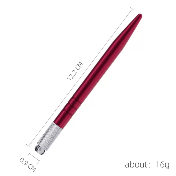 Manual Pen Microblading Tattoo Machine  with  Needles Ink Practice Skin  for Permanent Makeup Eyebrow Tattoos Gun - Image 3