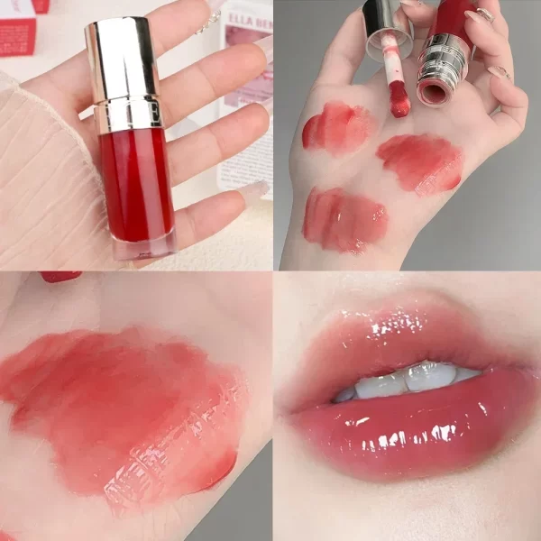 Water Light Mirror Lip Oil Gloss Sexy Plumping Non-sticky Moisturizes Lips Tint Waterproof Lasting Beauty Lips Makeup Cosmetics - Image 8