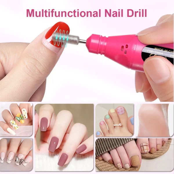 Professional Electric Nail Drill Machine Manicure Tools Pedicure Drill Set Portable Nail File Nail Drill Equipment - Image 3