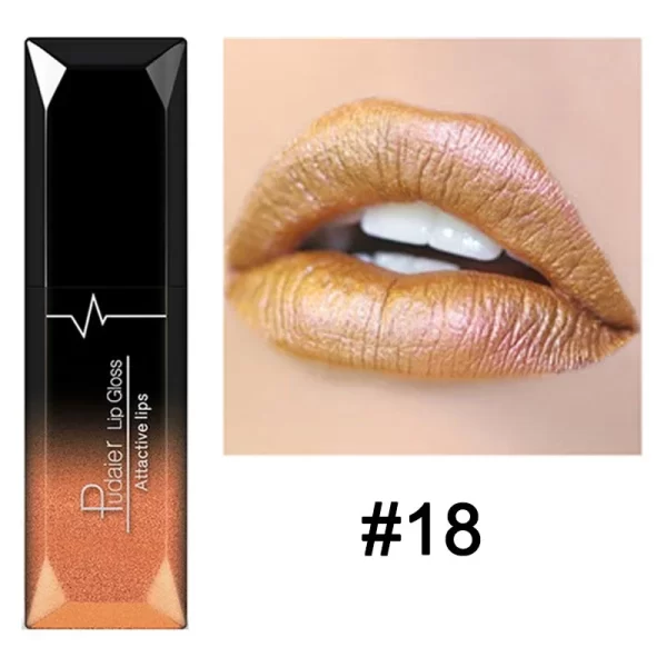 Waterproof Nude Matte Velvet Glossy Lip Gloss Lipstick Lip Balm Sexy Red Lip Tint 21 Colors Women Fashion Makeup Christmas Gifts - Image 15