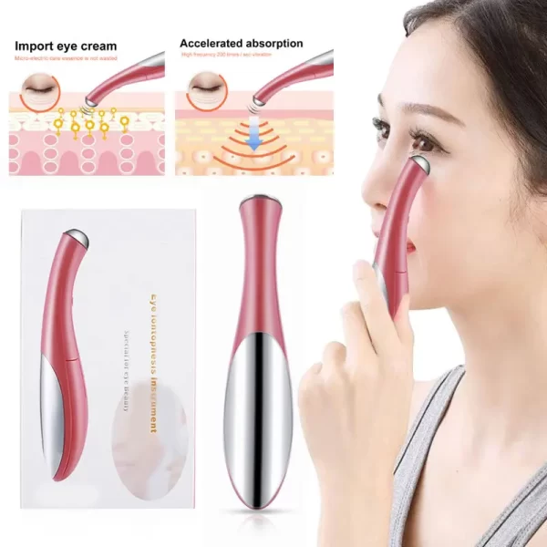 Mini Electric Eye Face Massager Anti-Ageing Wrinkle Dark Circle Pen Removal Rejuvenation Beauty Care Portable Pen - Image 8