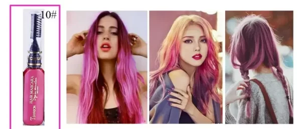 13 Colors One-off Hair Color Dye Temporary Non-toxic DIY Hair Color Mascara Washable One-time Hair Dye Crayons Blue Grey Purple - Image 16