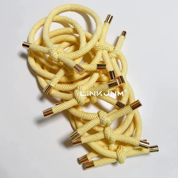 10PCS Women Elastic Hair Rubber Bands High Quality Girls Hair Bands Hair Scrunchies Gold Plated  Hair Accessories Hair Gum/Tie - Image 7