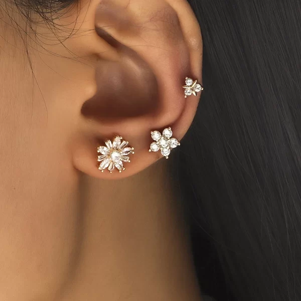 Cartilage Conch Fake Without Piercing Cuff Earring Earcuff Wrap Rock No Women Crystal Clip Ear Adjustable - Image 11