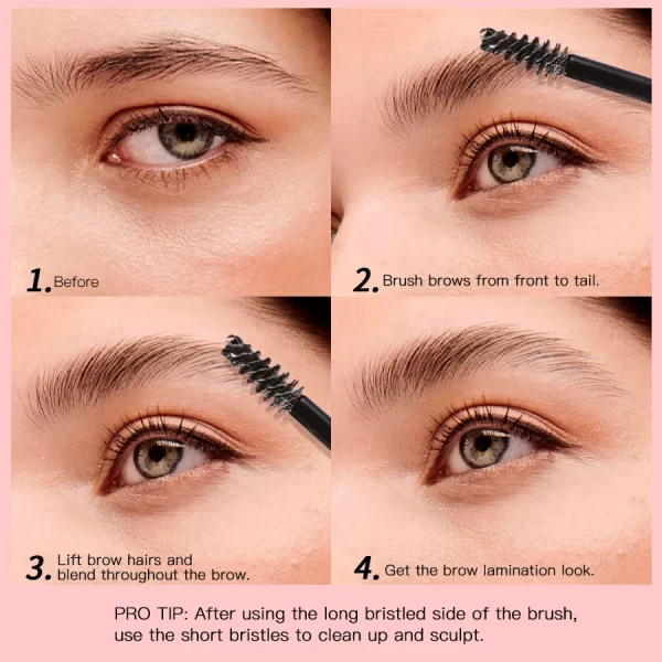 Waterproof Transparent Gel Eyebrow Styling Cream Long Lasting Fixing Natural Makeup Clear Liquid Eyebrow Styling Cream Cosmetic - Image 6