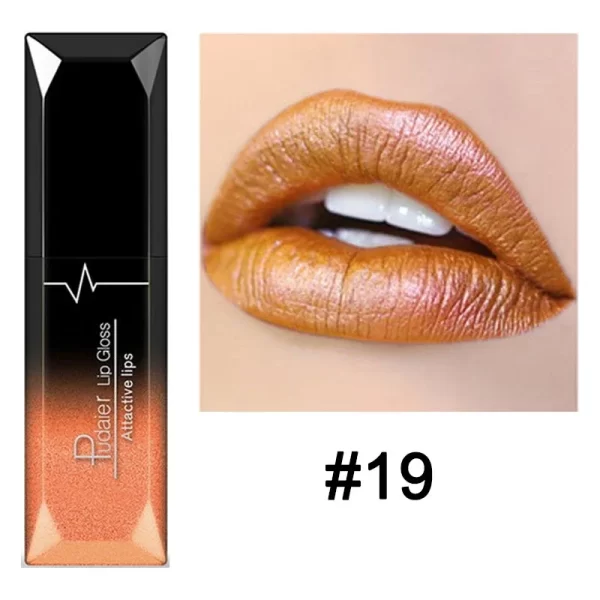 Waterproof Nude Matte Velvet Glossy Lip Gloss Lipstick Lip Balm Sexy Red Lip Tint 21 Colors Women Fashion Makeup Christmas Gifts - Image 12