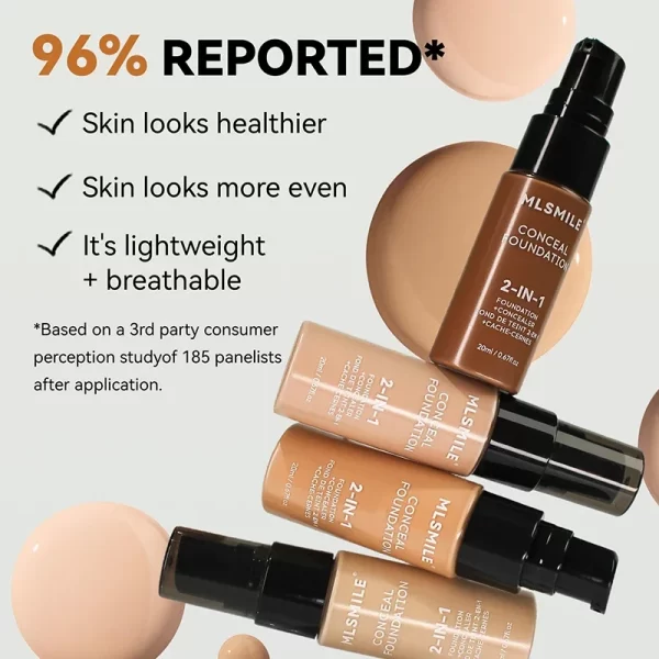 Face Foundation Cream Oil-Control Matte BBCream Waterproof Lasting Concealer Liquid Full Coverage Matte Base Professional Makeup - Image 5