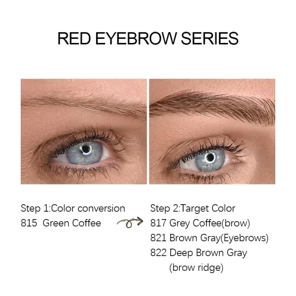 Tattoo Ink MakeUp Sets Nano Pigment Milkly Colors For Semi Permanent Tint Art Eyebrow Eyeliner Lips Beauty Microblading Pigments - Image 12