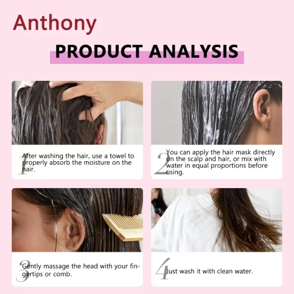 60ml Karseell Collagen Hair Mask Repairing For Maltreated Dry Frizz Hair Control Magic Keratin Smoothing Curly Hair Care Product - Image 4
