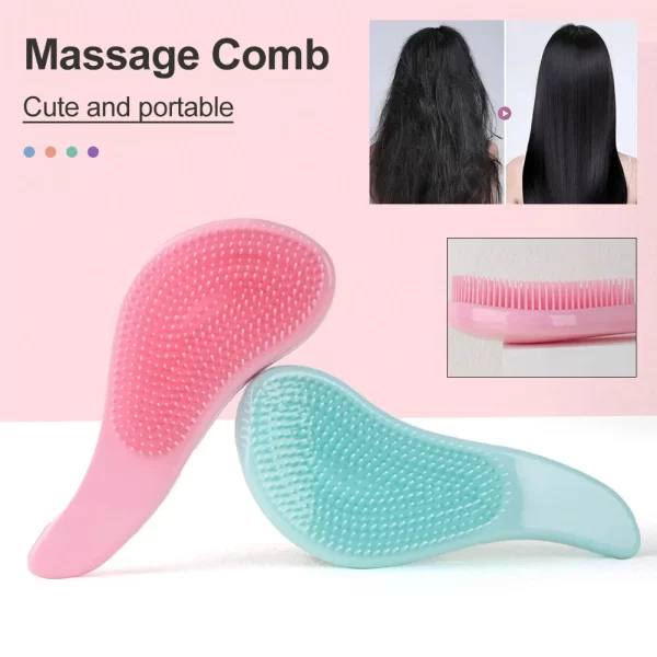 Magic Handle Detangle Hair Comb Anti Static Massage Hair Brush Tangle Shower Massage Hairbrush Comb Salon Woman Hair Accessories - Image 5